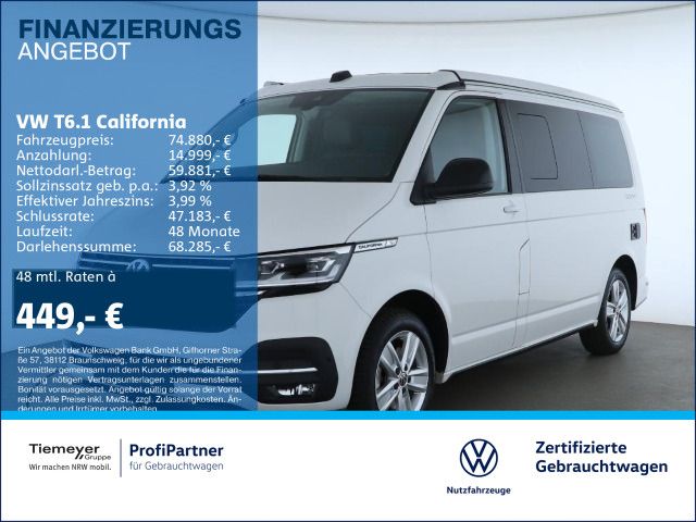 Volkswagen T6.1 California OCEAN ACC AHK VIRTUAL KAMERA