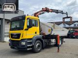 MAN TG-S 18.400 4x2 BL 2-Achs Kipper Kran Atlas 120+ - Tieflader 2 achs