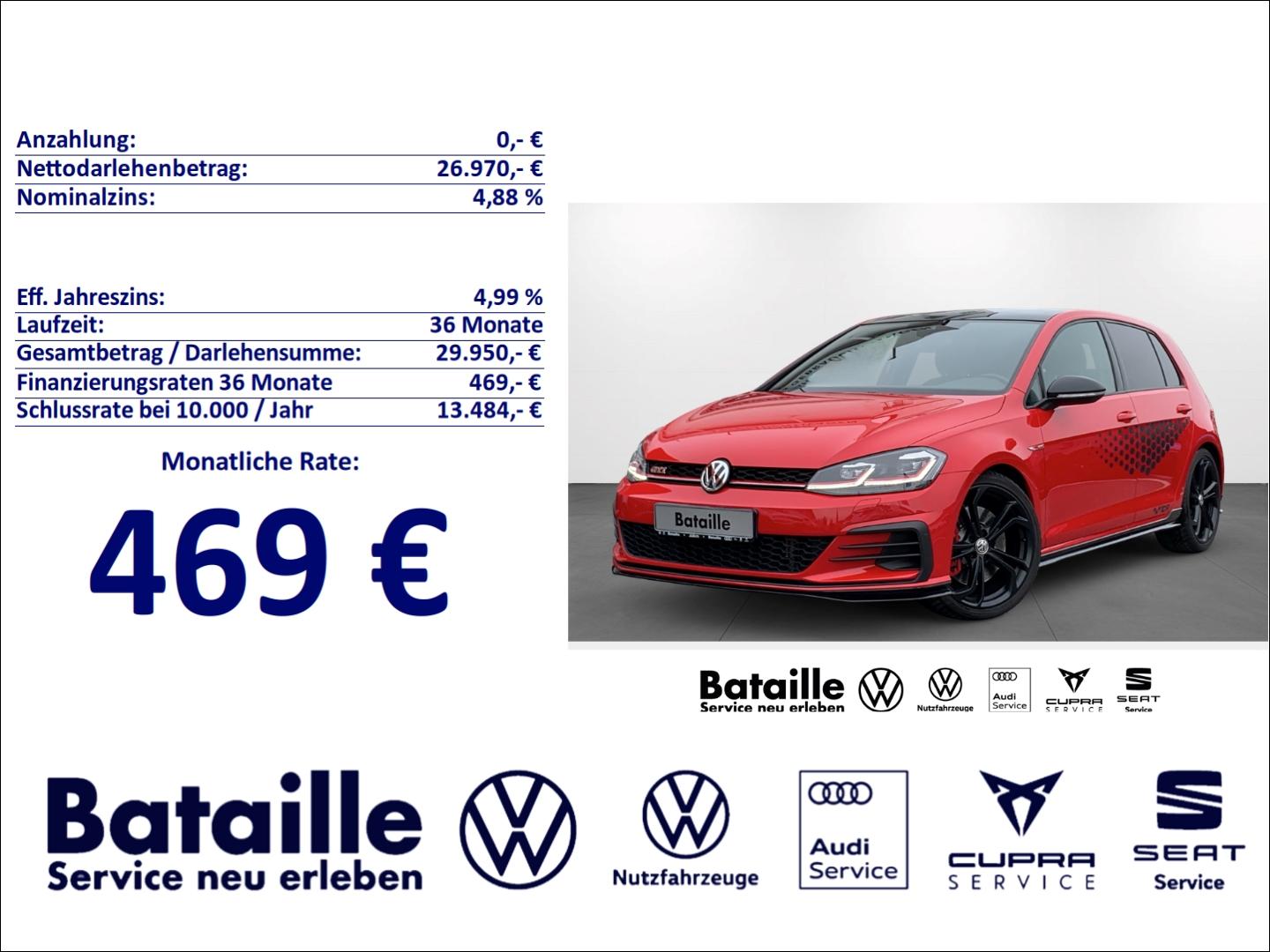 Volkswagen Golf GTI VII 2.0 TSI TCR Pano Navi Kamera SHZ