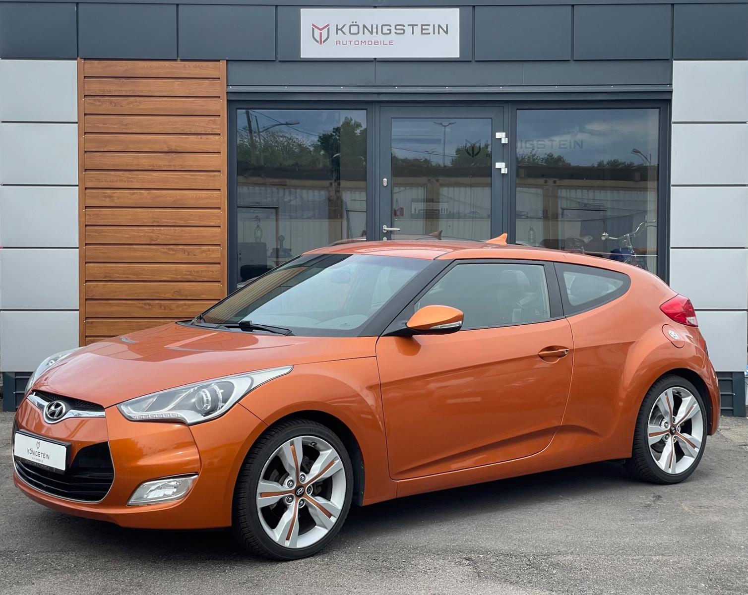 Hyundai Veloster blue Premium *Kamera*Leder*Klima