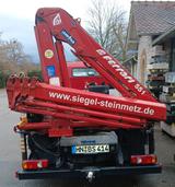 Mitsubishi Fuso Canter mit Ladekran am Heck - Ladekran