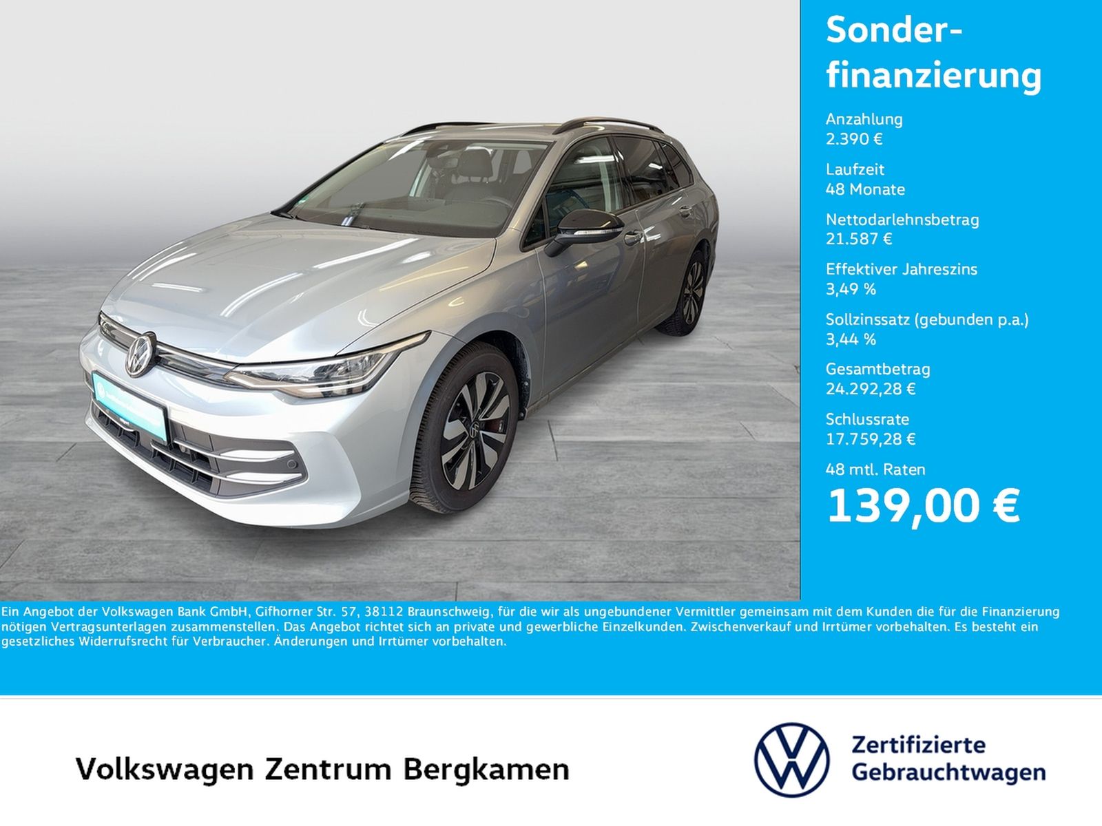 Volkswagen Golf Variant VIII 1.5 eTSI GOAL ACC CARPLAY ALU foto 1