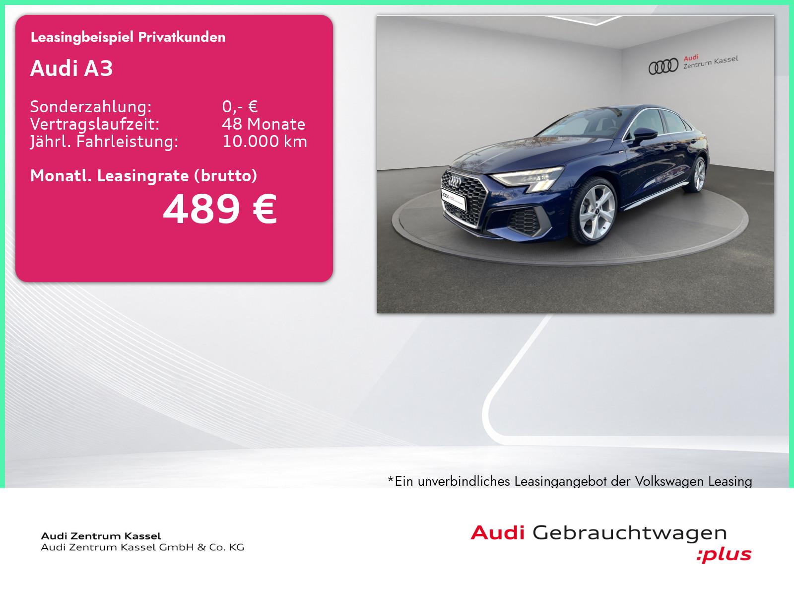 Audi A3 Lim. 30 TDI S line Matrix Kam. Alcantara AHK