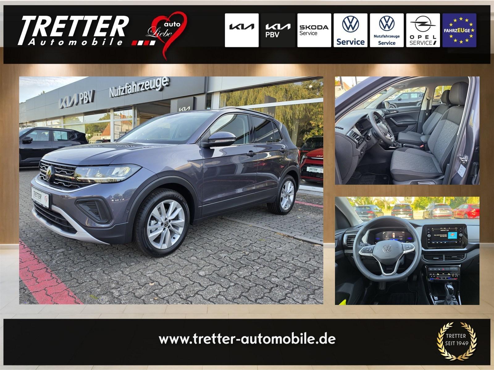 Volkswagen T-Cross 1.0 DSG Life AHK SitzHz ACC RüKam Keyles