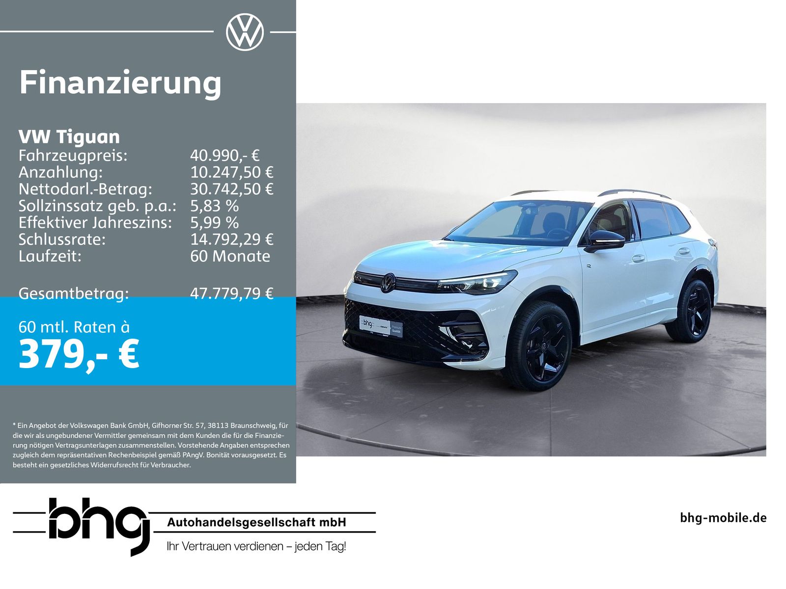Volkswagen Tiguan 2,0 TDI 4Motion DSG R-Line BlackStyle AHK