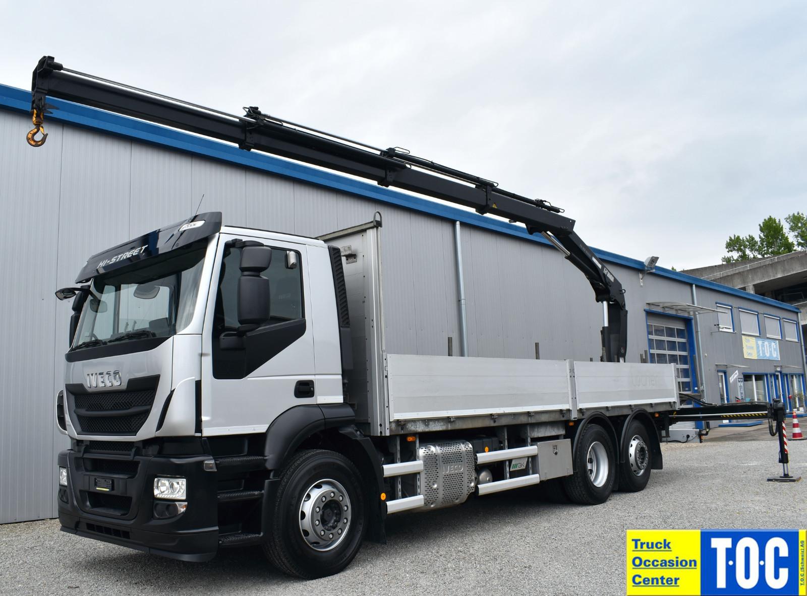 Iveco Stralis 26S42 6x2 E6 Retarder Kran Hiab