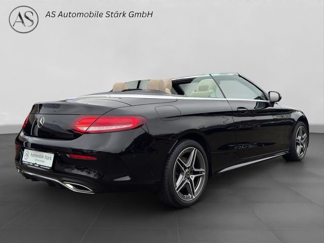 Fahrzeugabbildung Mercedes-Benz C 180 Cabrio AMG+Sportfahrwerk+Leder+Kamera+Spur