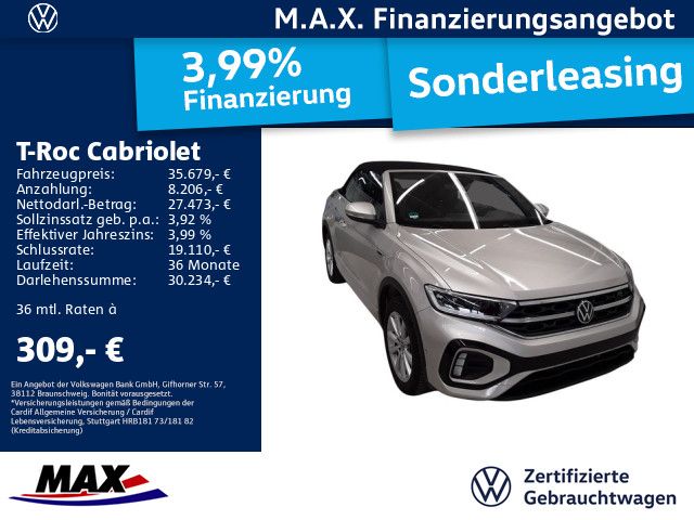 T-Roc Cabriolet 1.5 TSI DSG R-LINE STHZG+AHK+KAM