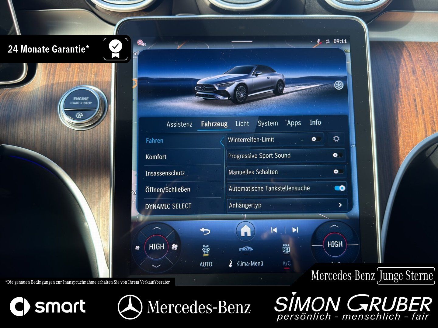 Fahrzeugabbildung Mercedes-Benz CLE 450 4M Cabrio Sitzklima Standhzg. 360 AHK