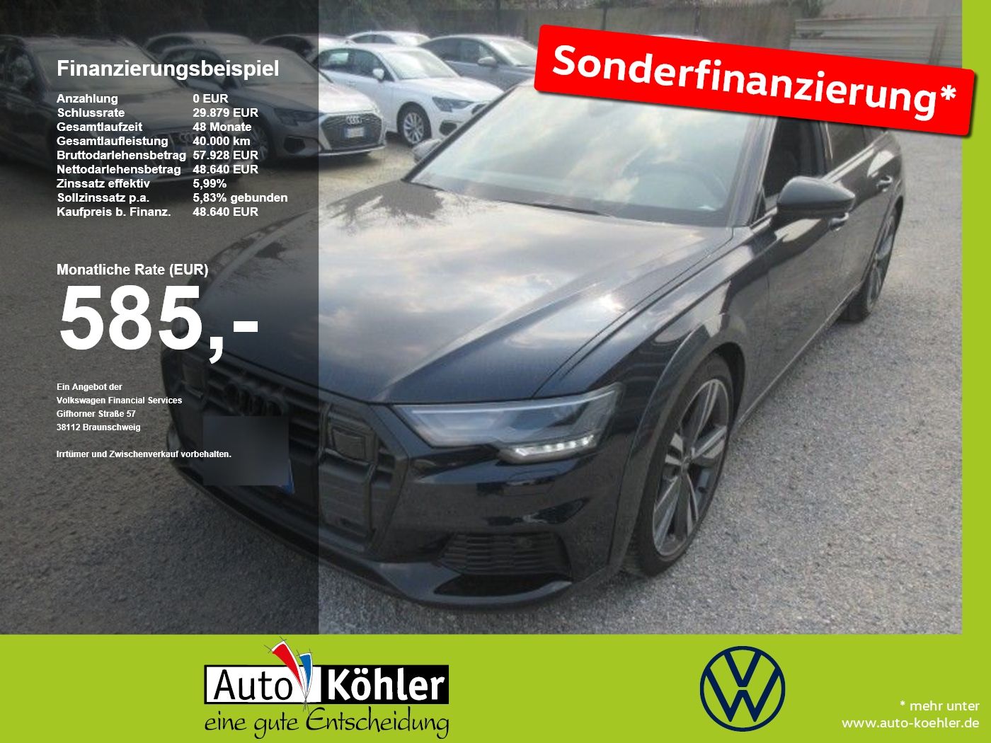 AUDI A6 allroad TDi Luftfederung /Bang &amp; Olufsen Lede