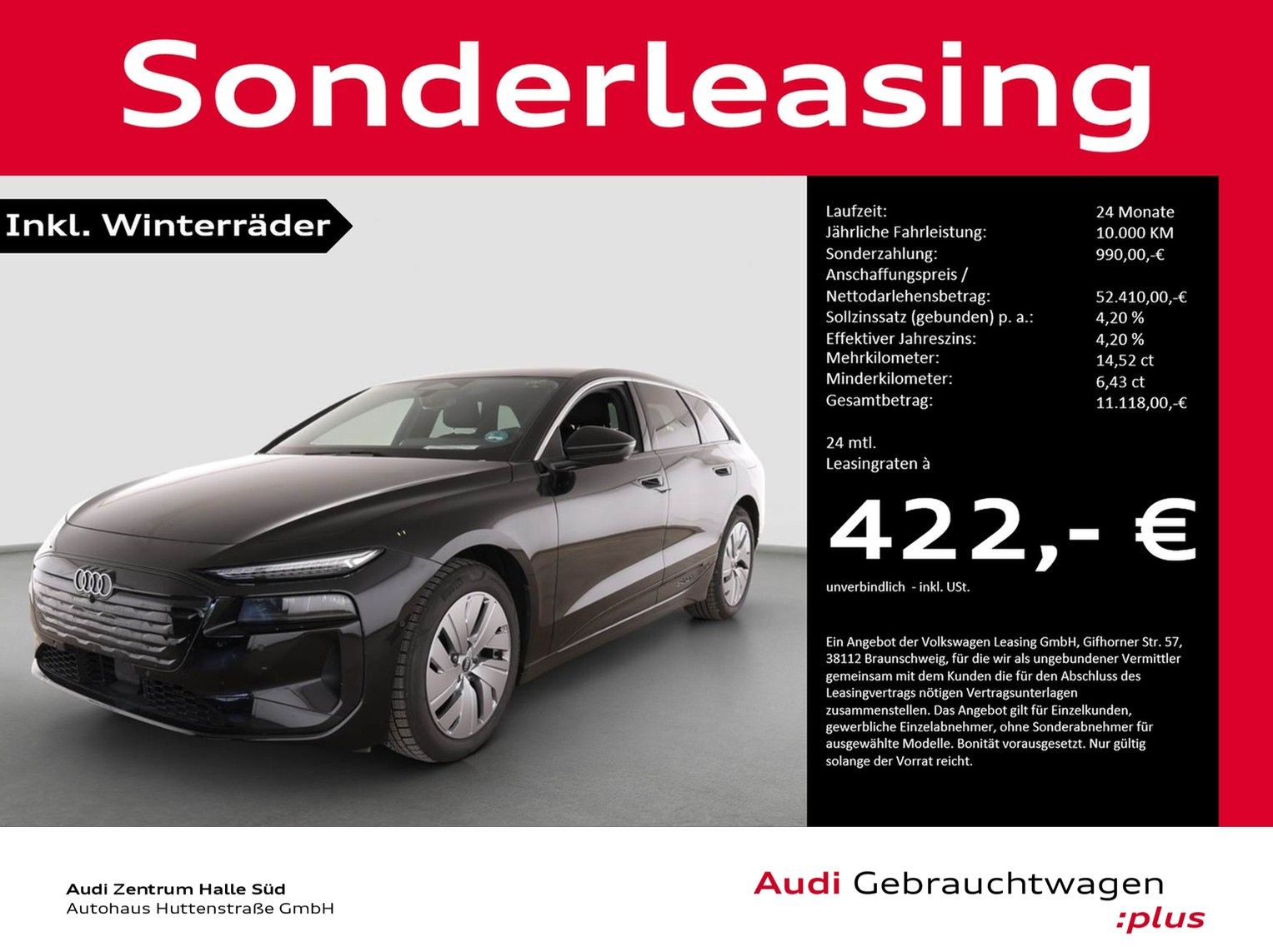 Audi A6 e-tron Avant LED+ BEIFAHRERDSIPL. AHK