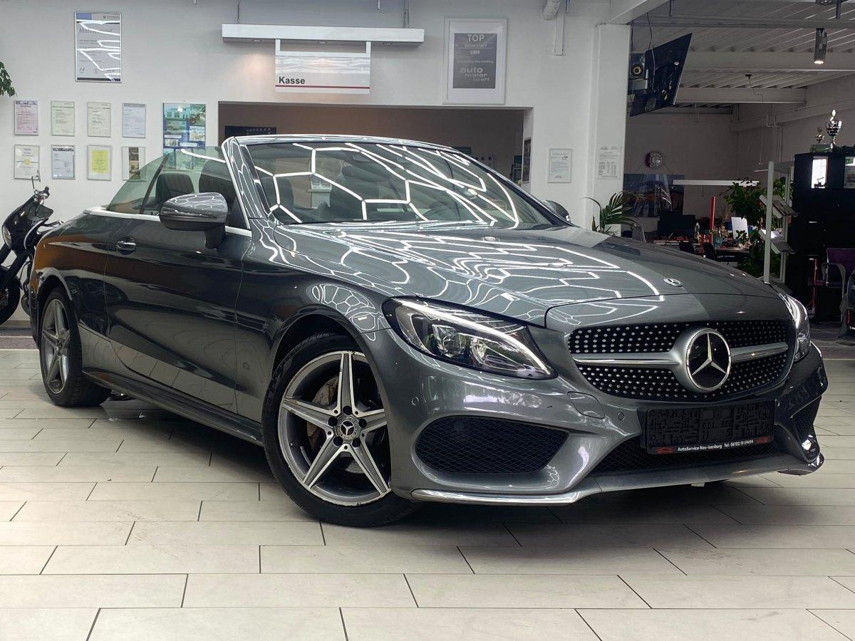 Mercedes-Benz C 180 Cabrio AMG Line Navi Teilleder Tempo SHZ T