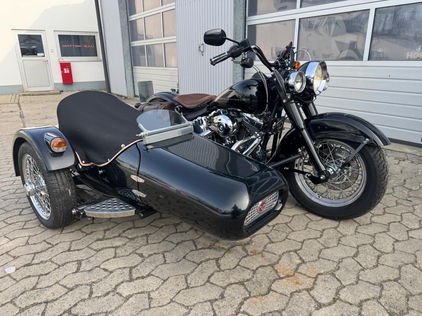 Harley-Davidson FLSTF 100 th anniversary SANDY Boot