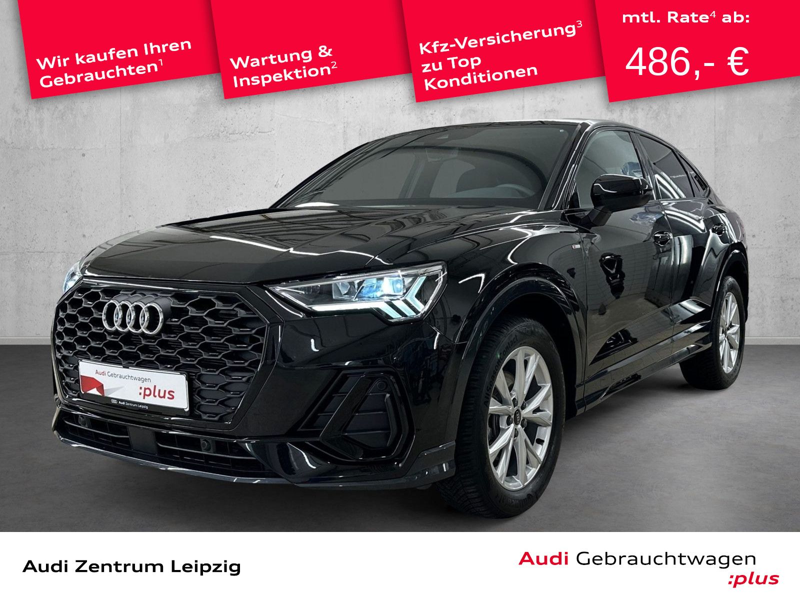 Audi Q3 Sportback 35 TDI S line S tr. *LED*AHK*Navi*