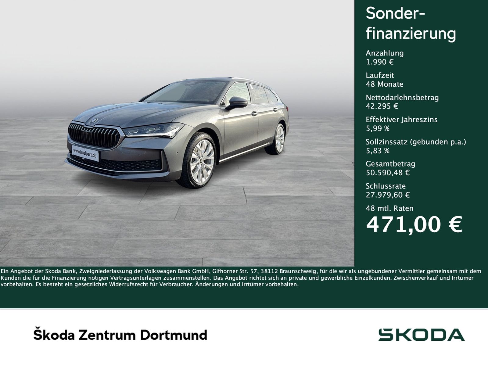 Skoda Superb Combi 2.0 SELECTION DSG 4x4 AHK MATRIXLED