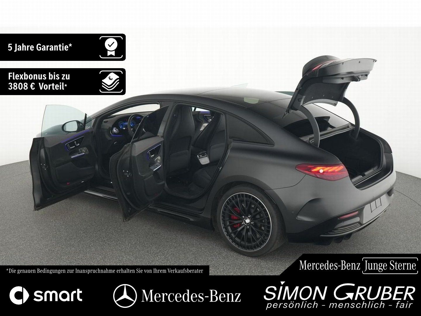 Fahrzeugabbildung Mercedes-Benz EQE 43 4M AMG Pano Hyper Burm Massage Sitzklima