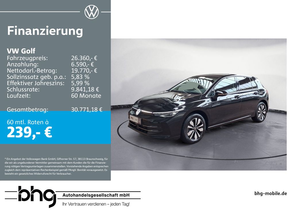 Golf Life 1.5 eTSI DSG *LED*NAVI*CARPLAY*