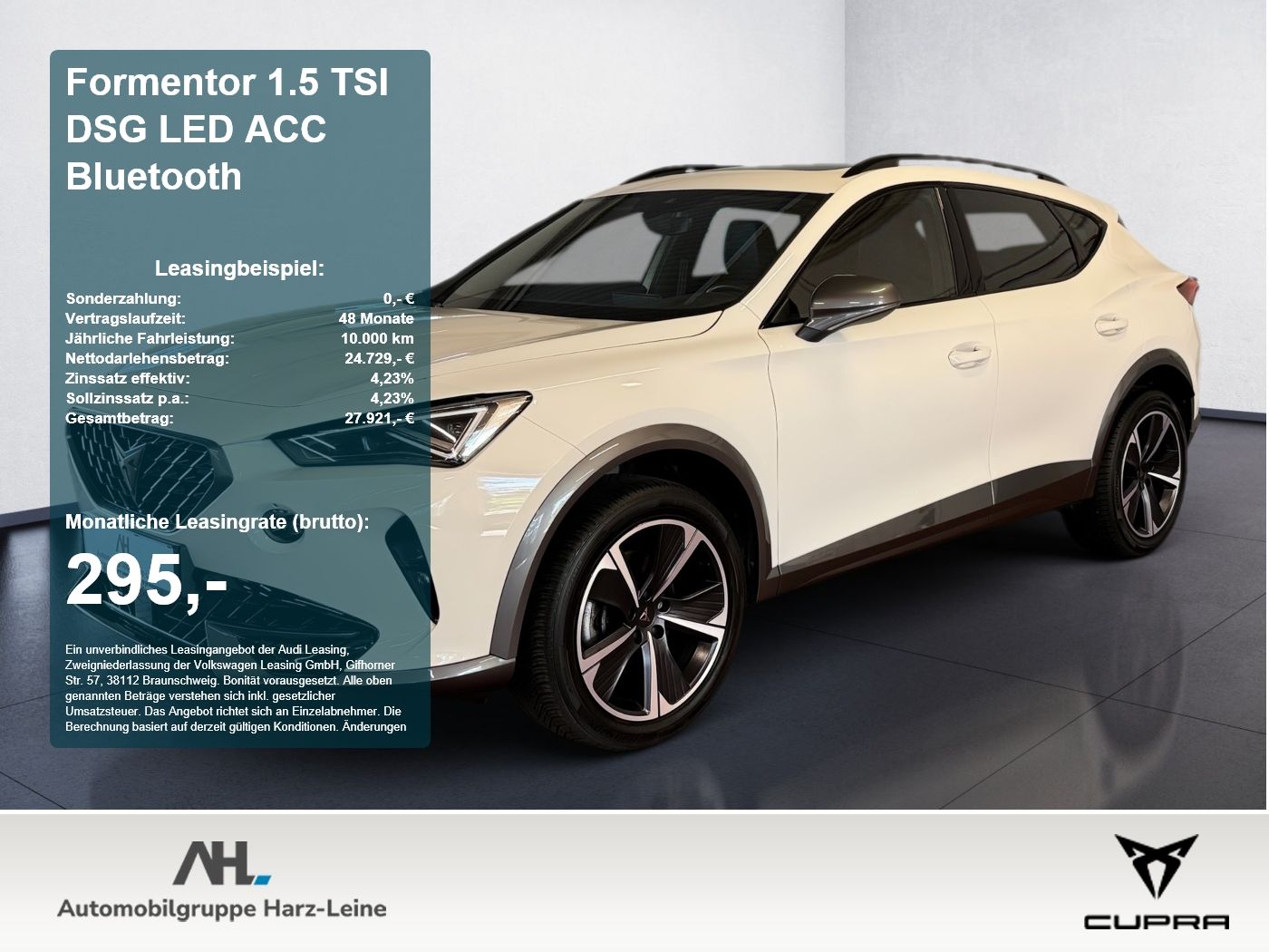 Cupra Formentor 1.5 TSI DSG LED ACC Bluetooth ACC AHK