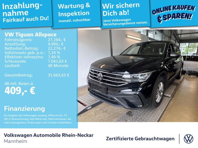 VW Tiguan Allspace 1.5 TSI Life 7-Sitzer Navi AHK K