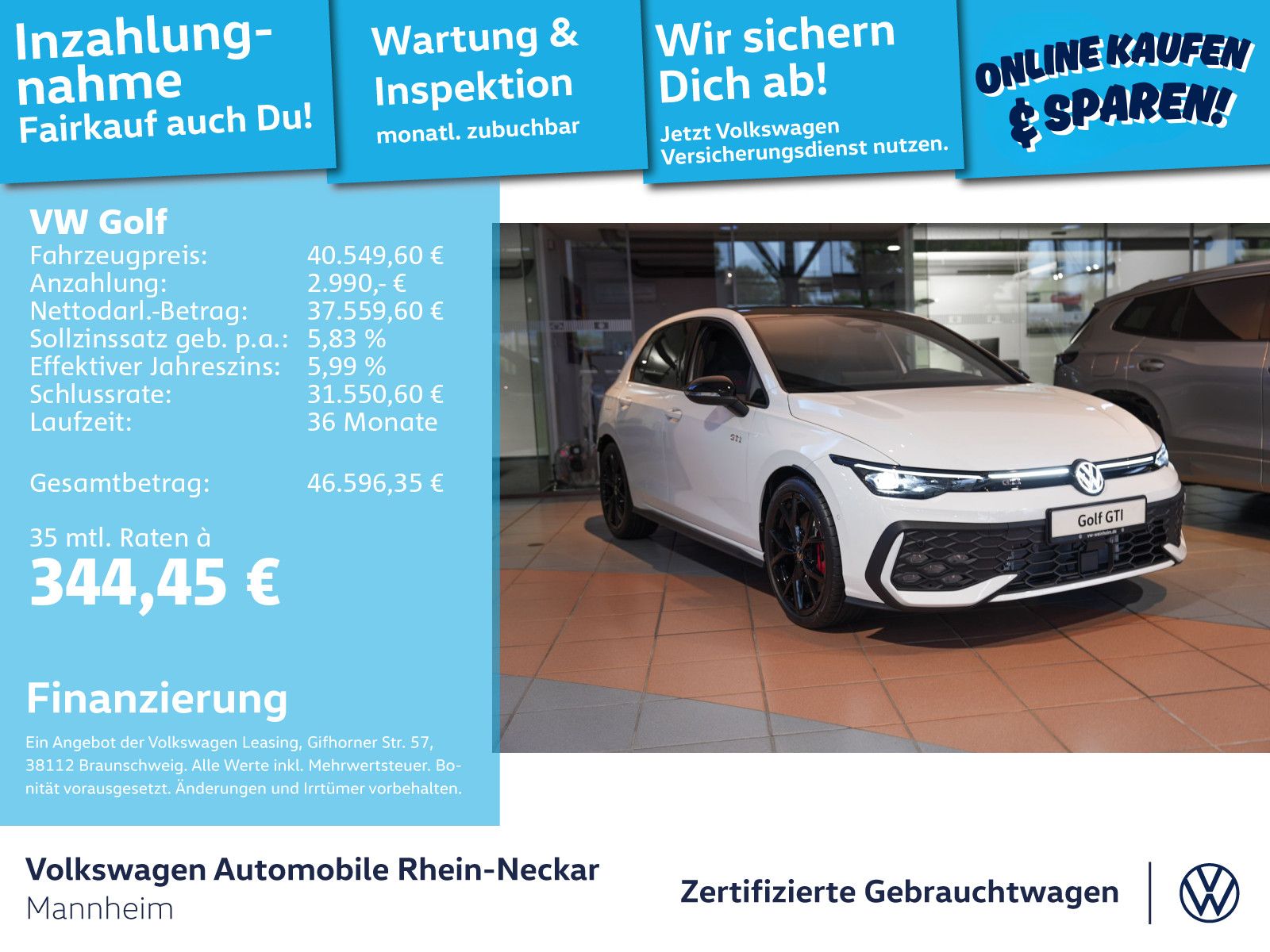 Volkswagen Golf VIII 2.0 TSI GTI sound Navi uvm foto 2