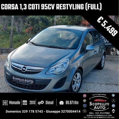 Opel Corsa 1.3 CDTI 95CV Eco Restyling full