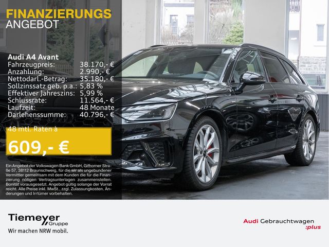 Audi A4 Avant 40 TFSI Q 2 x S LINE LM19 KAMERA NAVI+