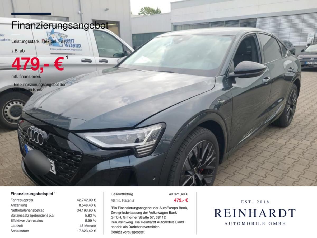 Audi Q8 E-TRON SPORTBACK 50 S LINE BLACK 21Z/MTRX/KAM