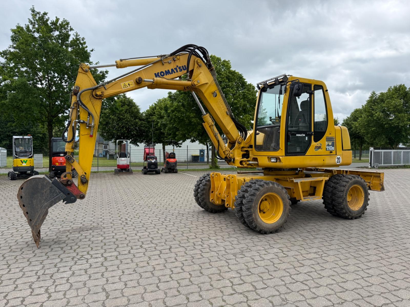 Komatsu PW 110, Bj 06, 5770 BH, hydr. VA, MS08, TL