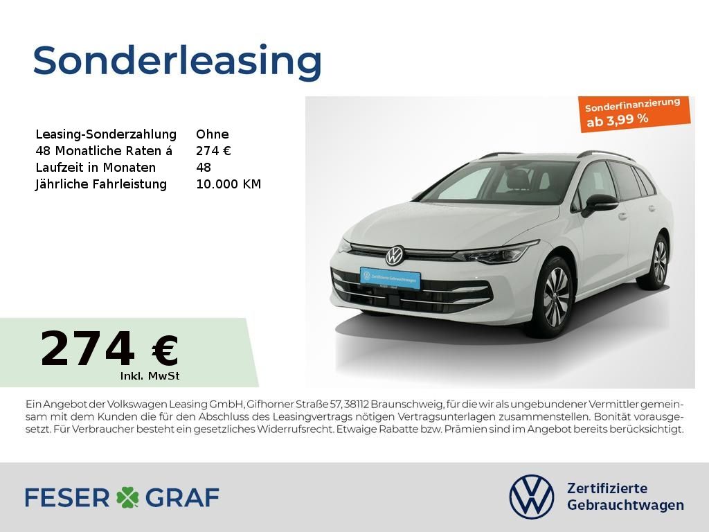Volkswagen Golf 8 Variant GOAL 1.5 TSI Navi AHK Kamera LED