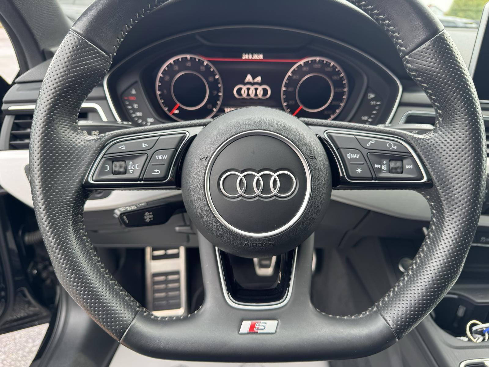 AUDI A4 AVANT 2.0 TFSI 190ch S-LINE BVM Pack sport Toit pano Sièges sport chauffants Historique présent - 2EME MAIN