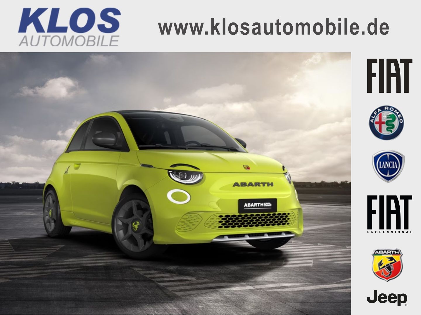 Abarth 500e CABRIO 42kWh **ab 259,02€ leasen** NEUWAGEN
