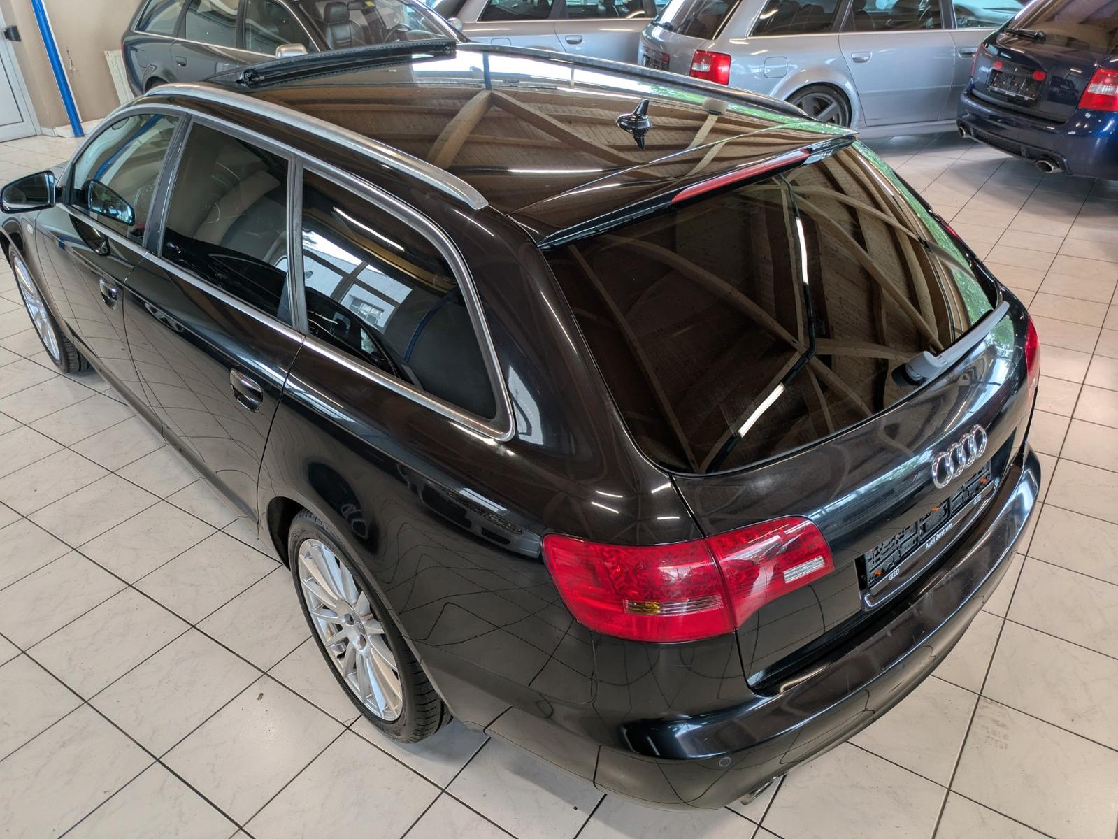 AUDI A6 AVANT 3.2 FSI QUATTRO 256ch S LINE - CUIR - SUSPENSION PNEUMATIQUE - BOSE - TOIT PANORAMIQUE - CHAÎNE NEUVE