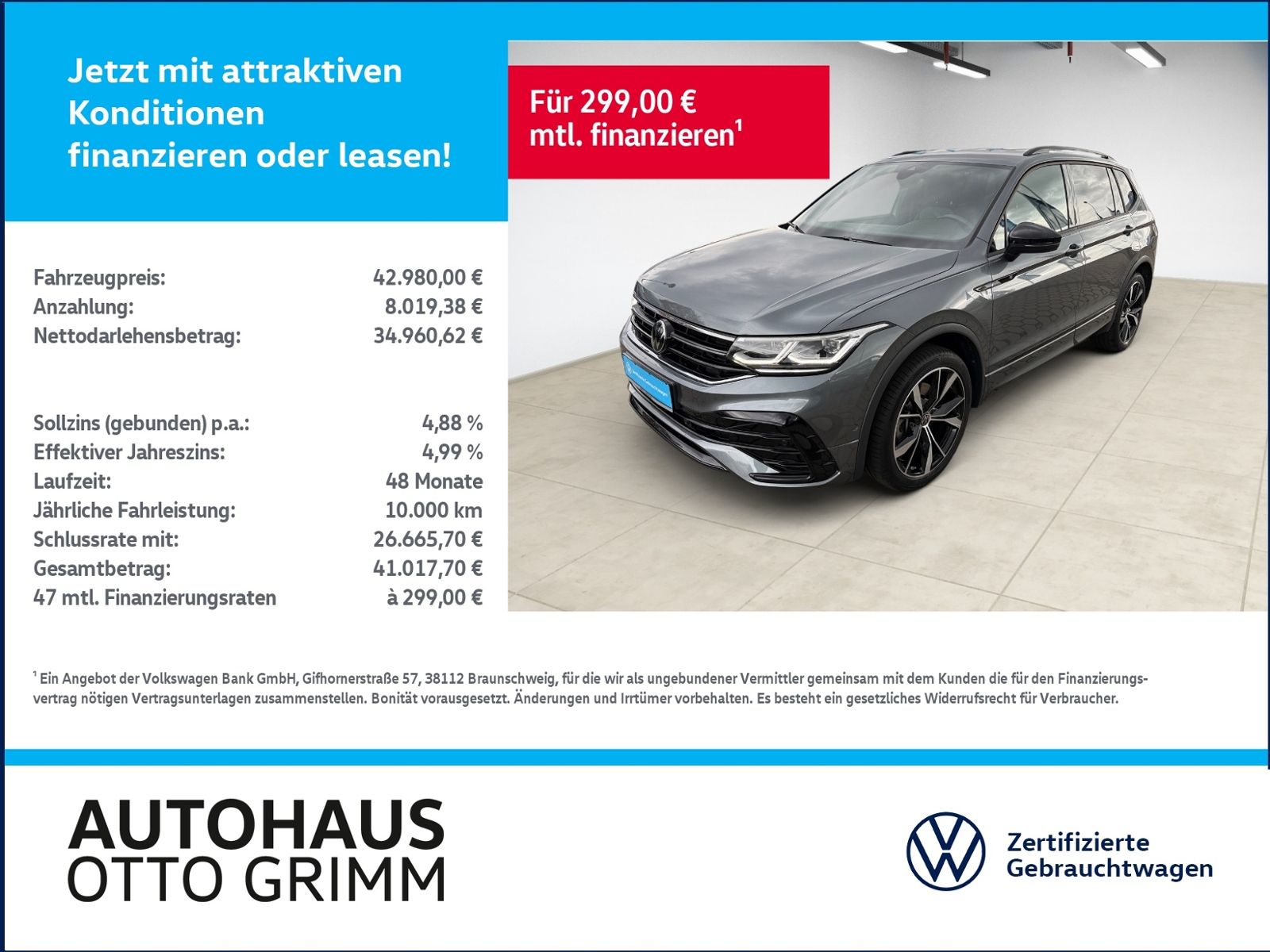 Volkswagen Tiguan Allspace 2.0 TDI R-Line 4Motion AHK SH LE foto 1