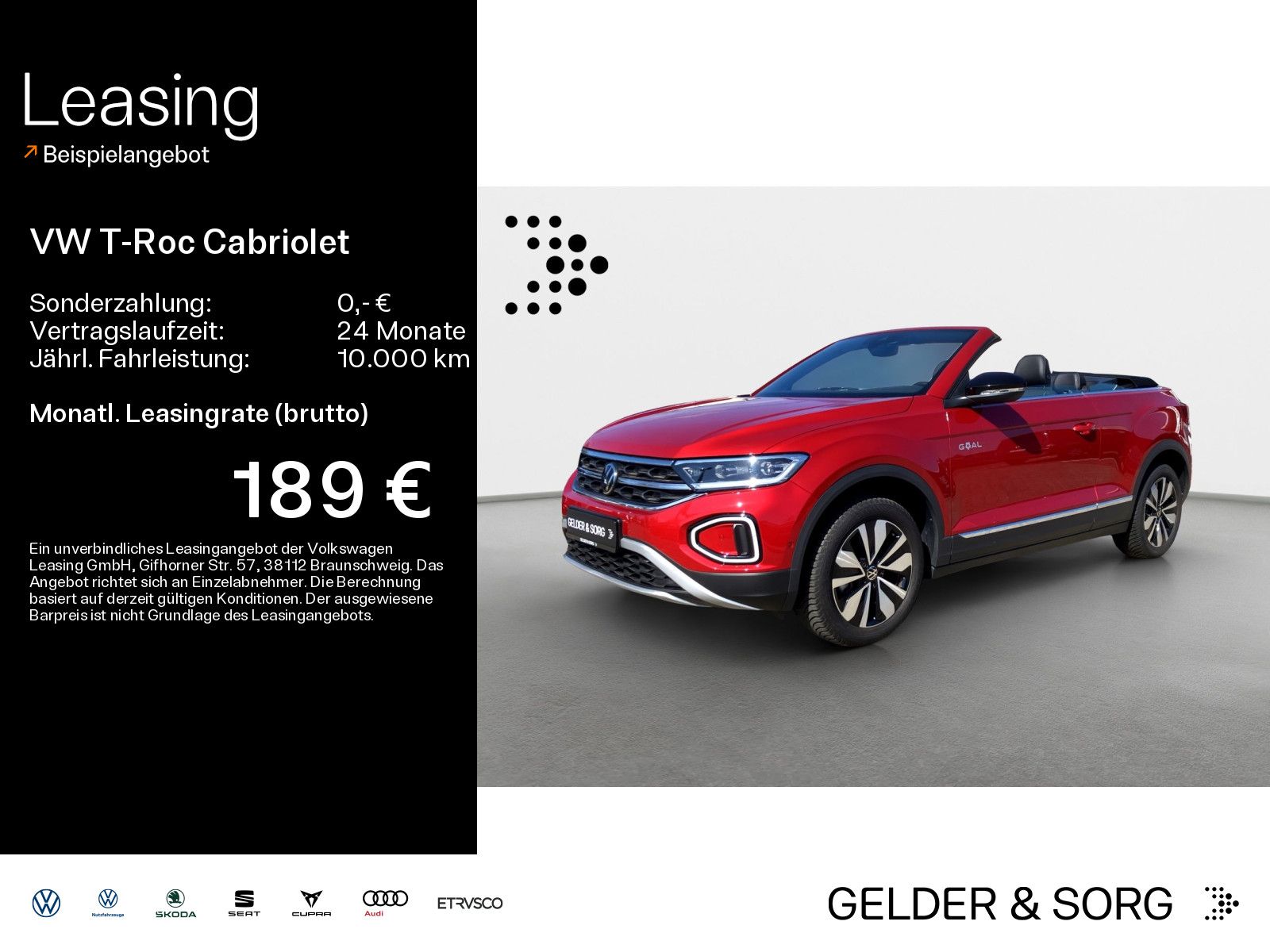 Volkswagen T-Roc Cabriolet TSI Goal*RFK*LED*ACC*Digital