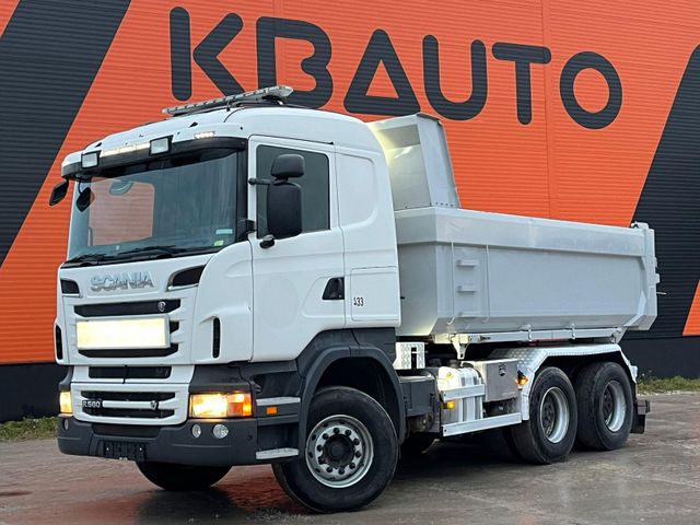 Scania R 560 6x4 SADDLE + TIPPER COMBI / RETARDER / FUL