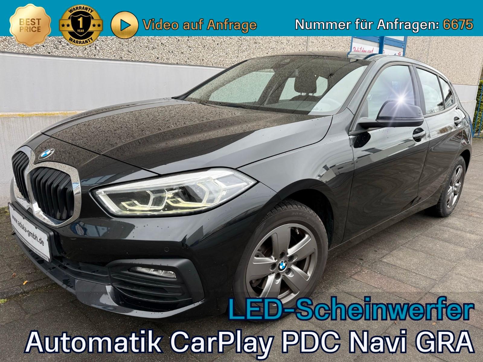 BMW 116d Advantage Automatik LED CarPlay Navi PDC