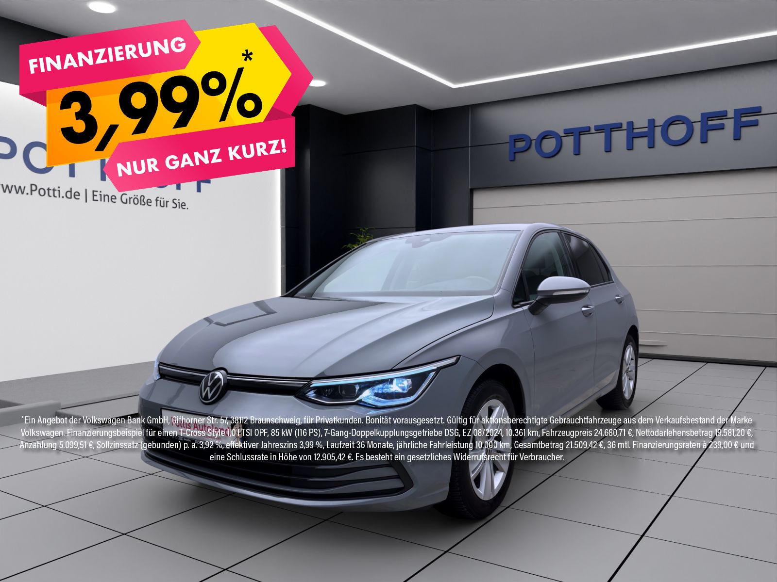 Volkswagen Golf 1.5 TSI LIFE NAVI PDC LED+ SITZHZG