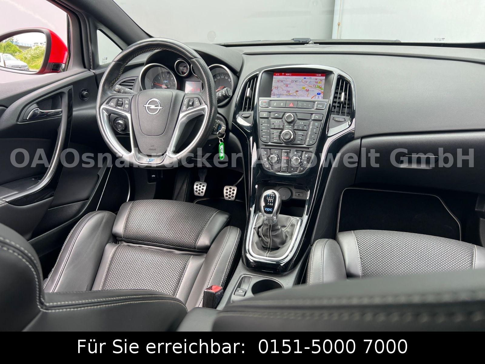 Opel Astra J GTC OPC 280PS SHZ Lenkradheiz.  Tempomat