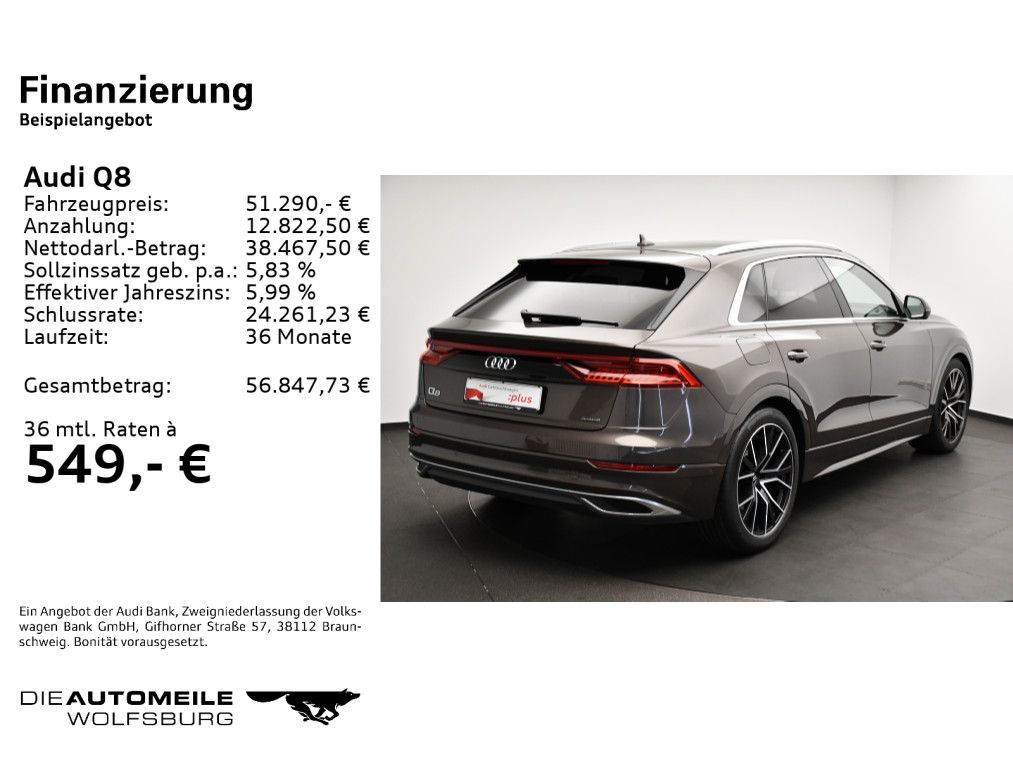 Audi Q8 50 TDI Tiptronic quattro AHK Pano Einparkhi foto 2