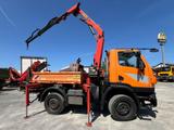 Mercedes-Benz Unimog U20 2-Achs Allradkipper Kran Palfinger Kr - Mercedes-Benz Kipper Allrad
