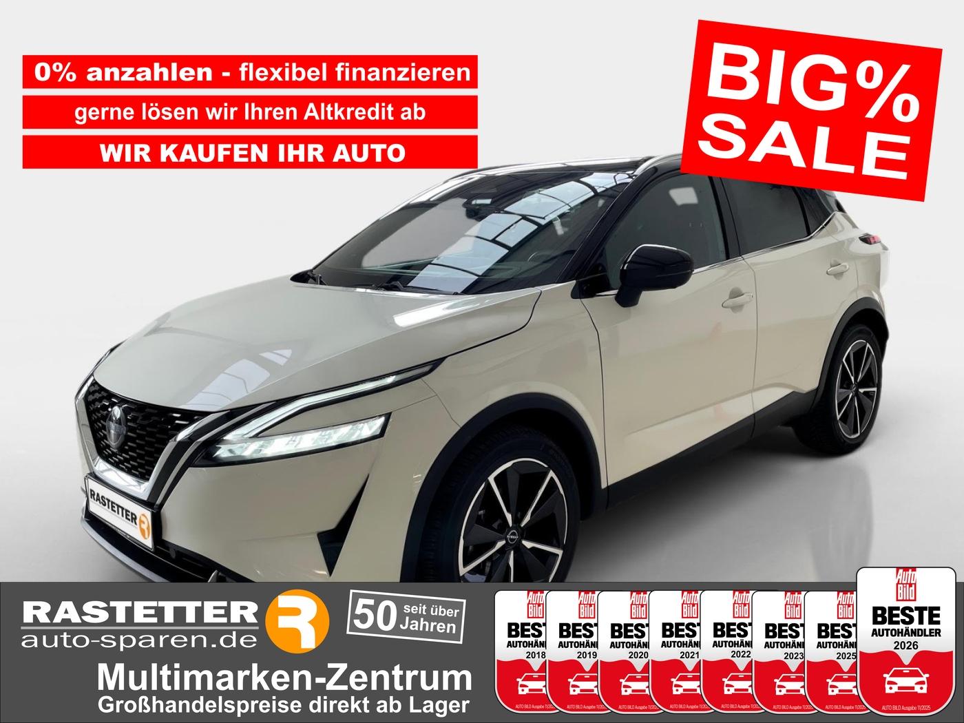 Nissan Qashqai Xtronic 4x4 tekna Zweifarb+Pano+Bose+19Z