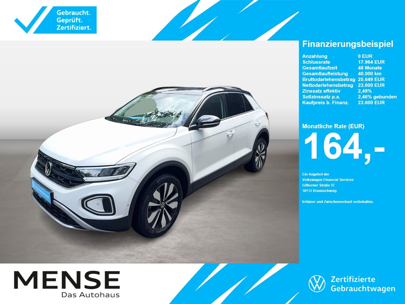 Volkswagen T-Roc 1.0 TSI Life Goal CarPlay AHK Standhzg ACC