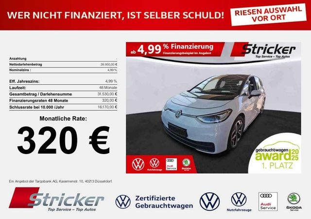 Volkswagen ID.3 Pro S 150/77 320,-ohne Anzahlung Top-Sport