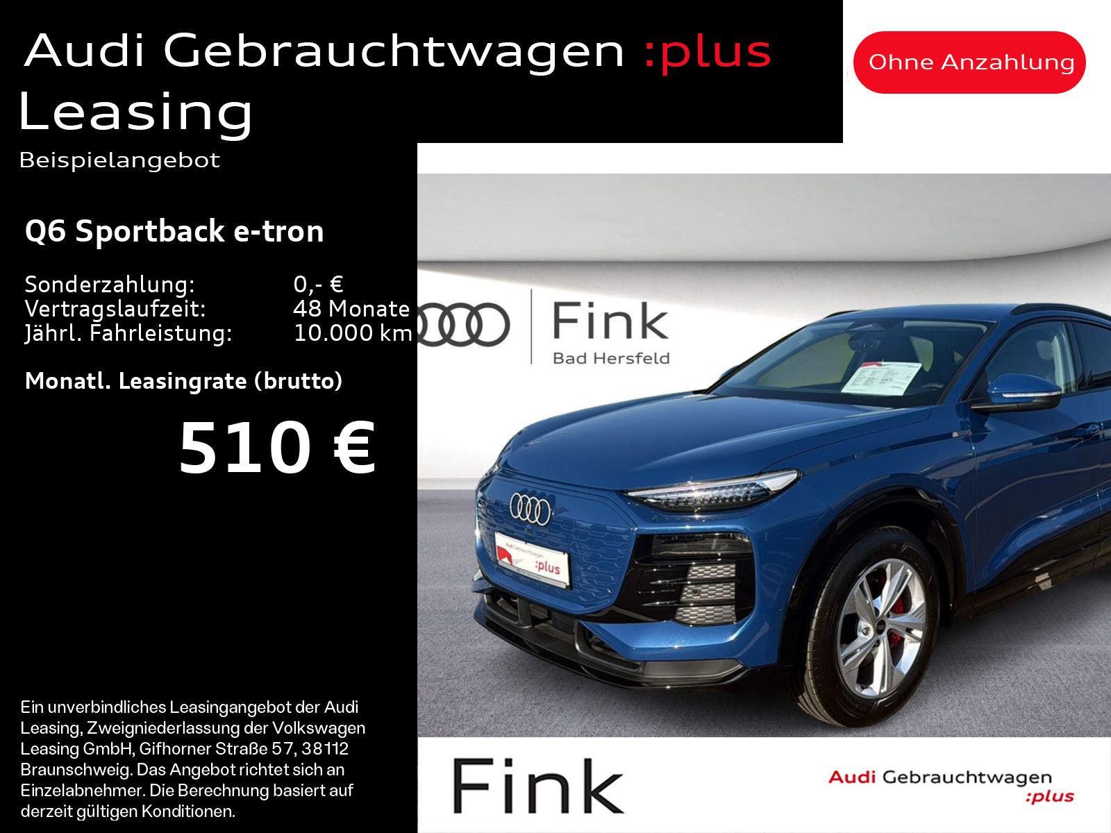 Audi Q6 Sportback e-tron AHK