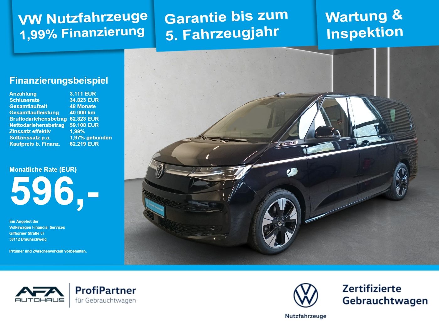 Volkswagen T7 Multivan 1.5 eHybrid Style lang DSG AHK*Navi