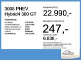 Peugeot 3008 PHEV Hybrid4 300 GT AHK+ACC+Navi+SHZ+Kamera - Peugeot 3008 Hybrid (/Elektro) Hybrid4 mit Benzin-Antrieb