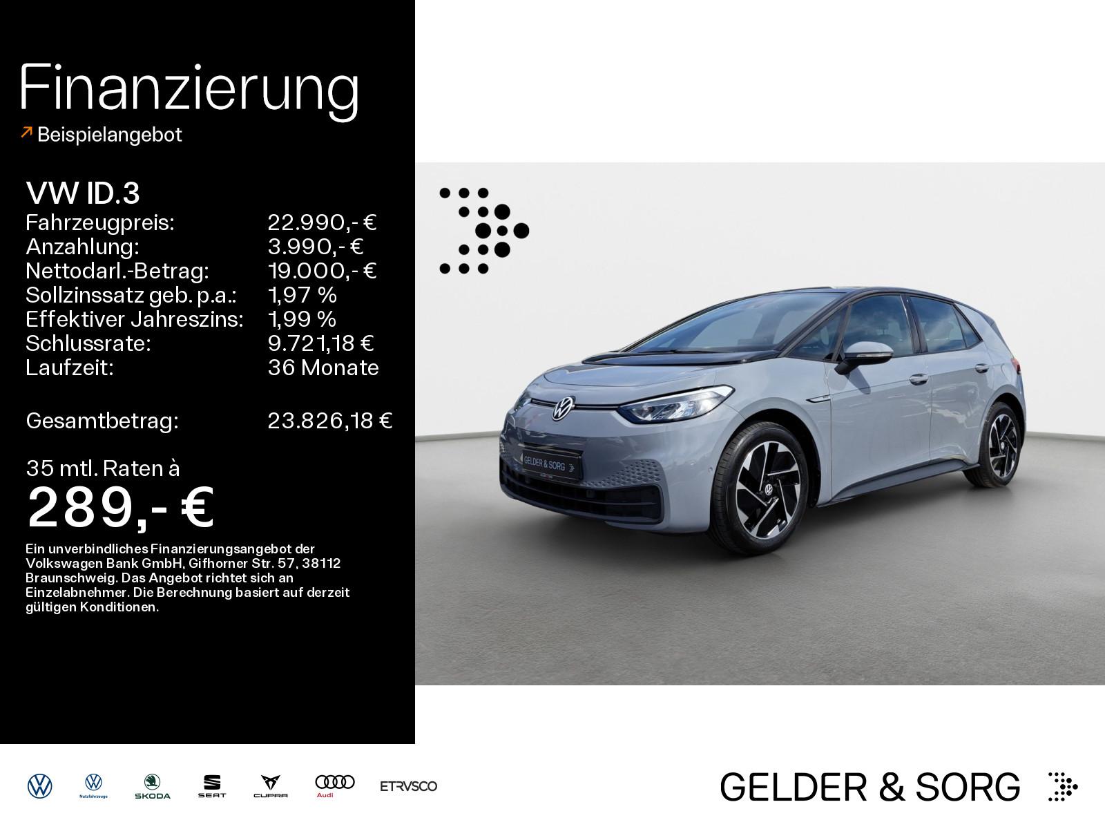 Volkswagen ID.3 Pro Performance 580km/WLTP*RFK*LED*HuD*Navi