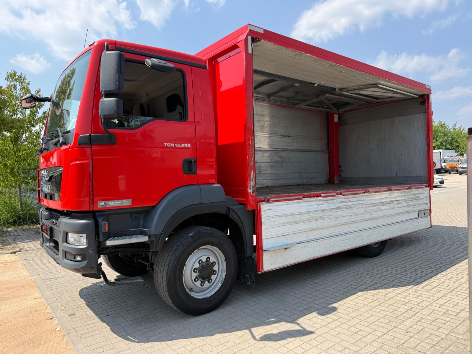 MAN TGM 13.290 4x4 Getränke/Seitenlader+LBW/Navi