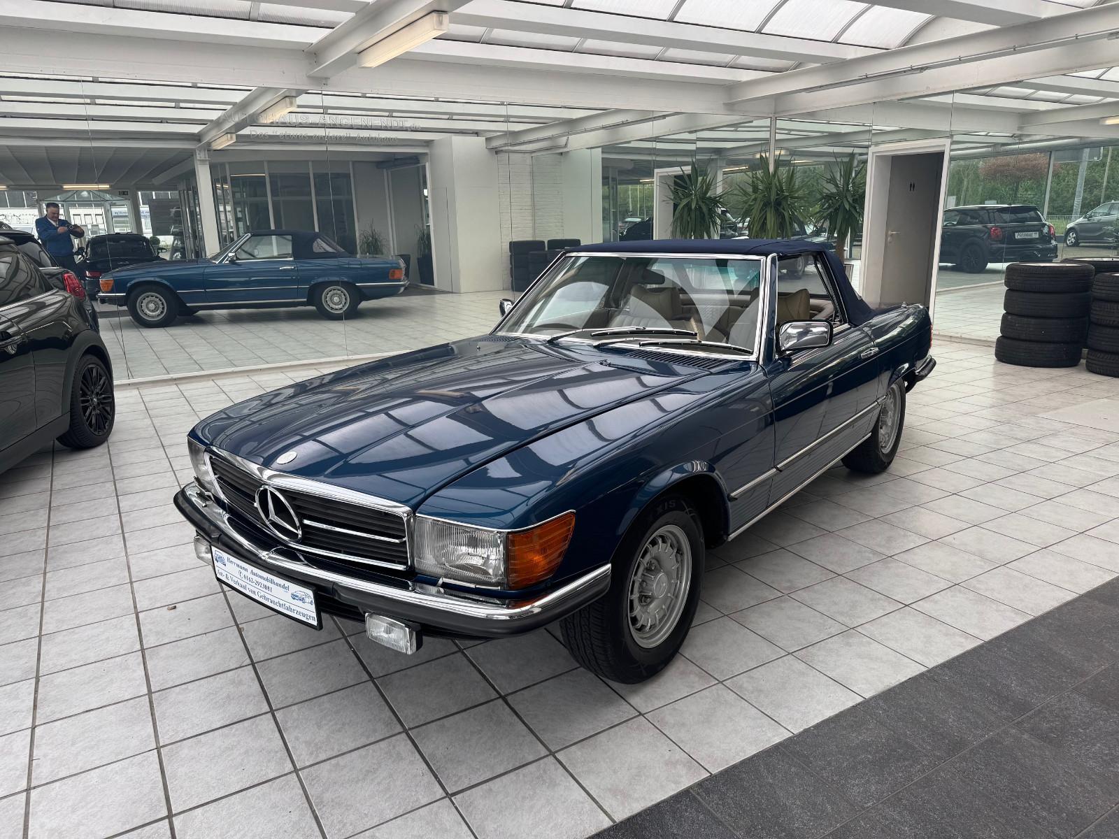 Mercedes-Benz R107 350SL Extrem seltene Farbe Magnetitblau 931