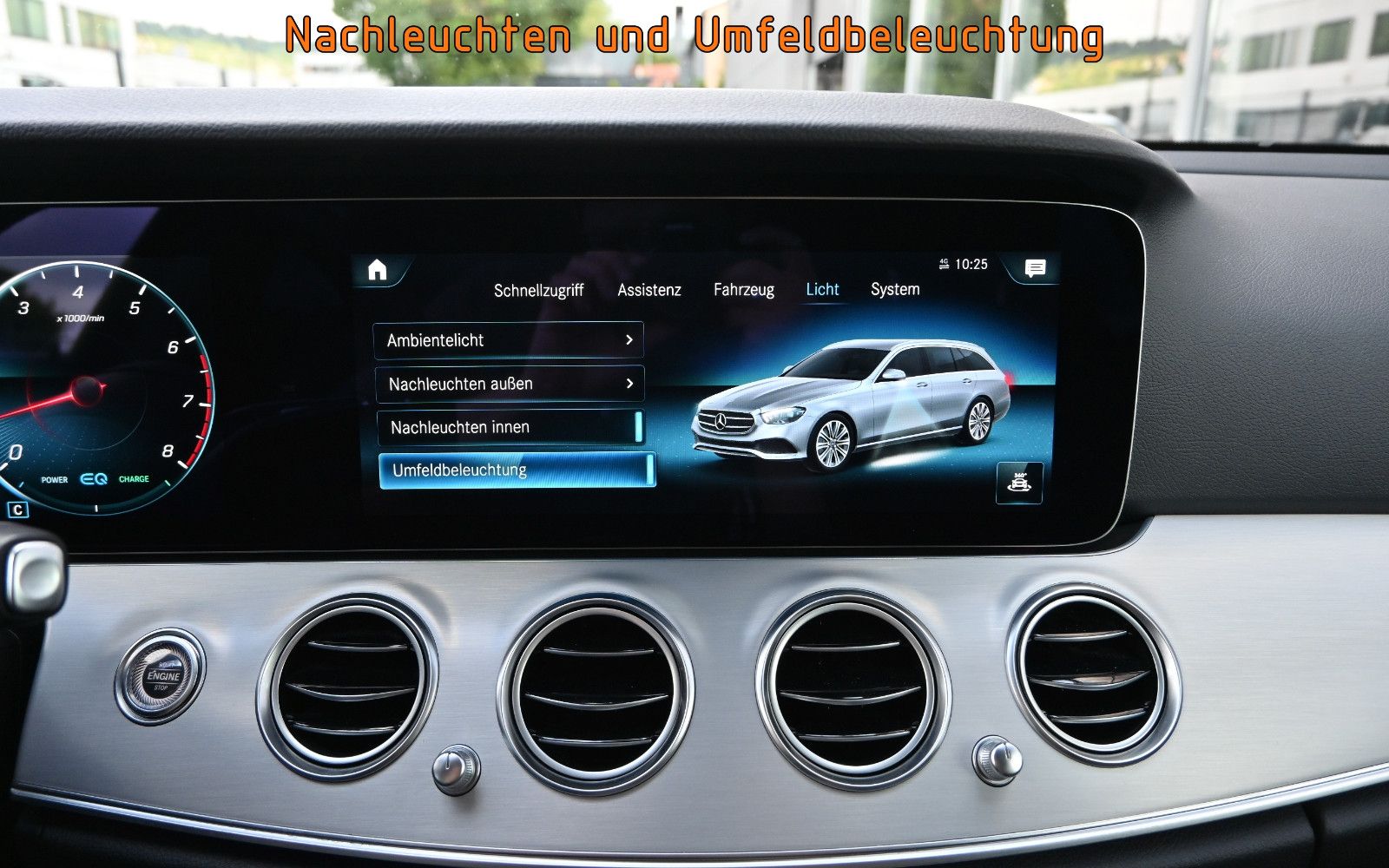 Fahrzeugabbildung Mercedes-Benz E 200 4Mat. T NIGHT °ACC°AHK°BURM°HUD°STANDHEIZ°